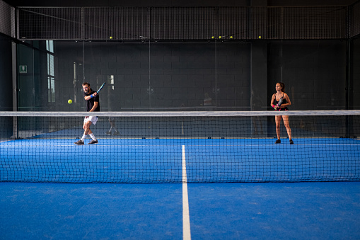 indoor tennis court