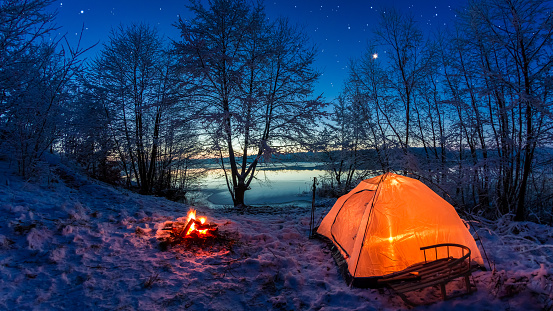 winter camping