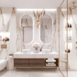 marble bathroom