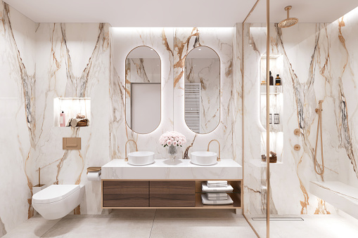 marble bathroom