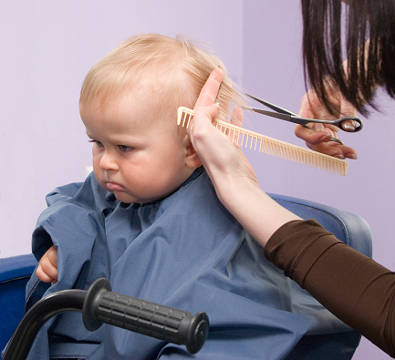 baby's first haircut