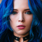 blue hair