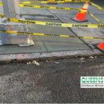 Sidewalk repair in Queens